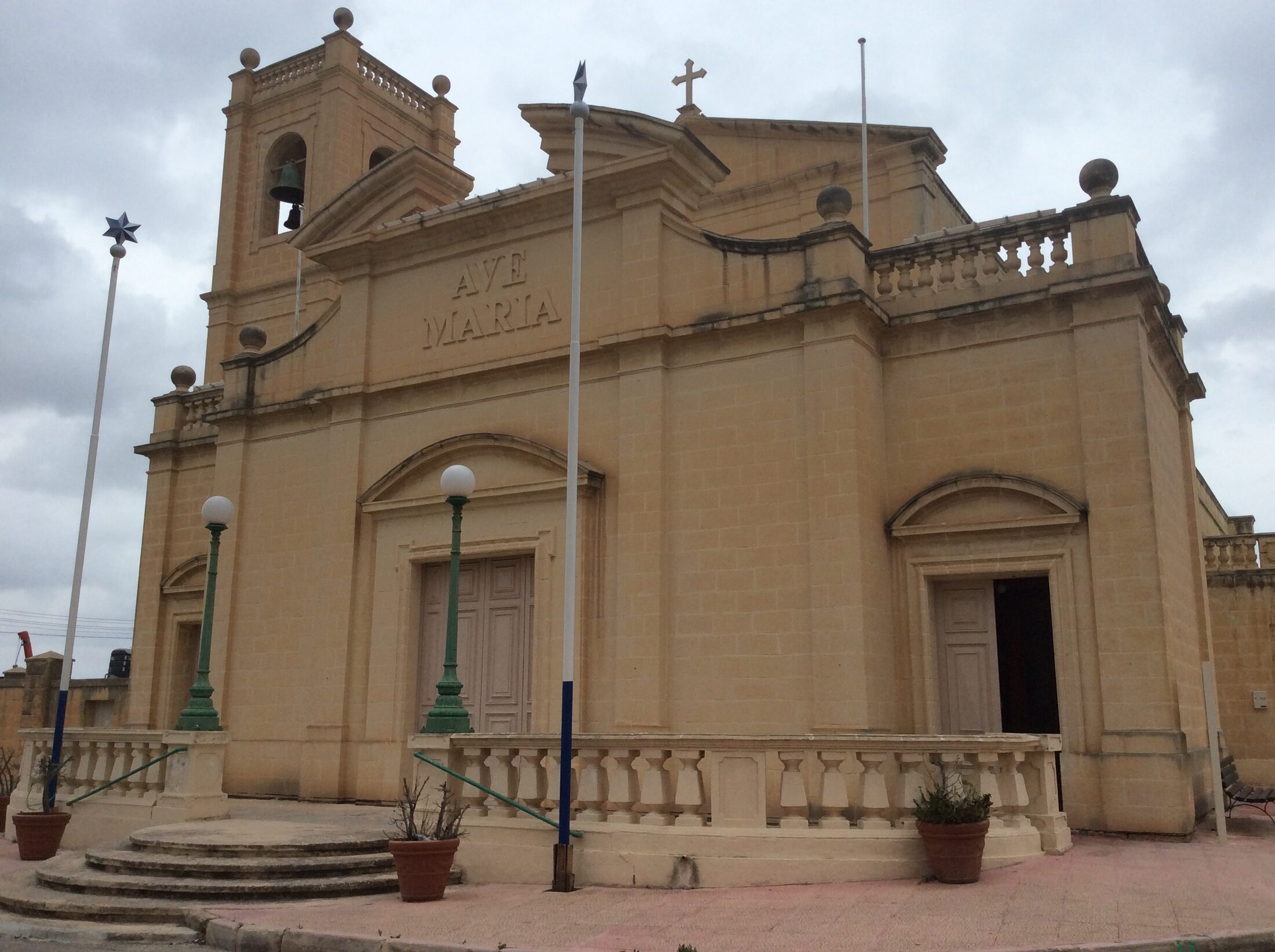 Exterior of the Church of the Madonna of Mercy in Żejtun, Malta